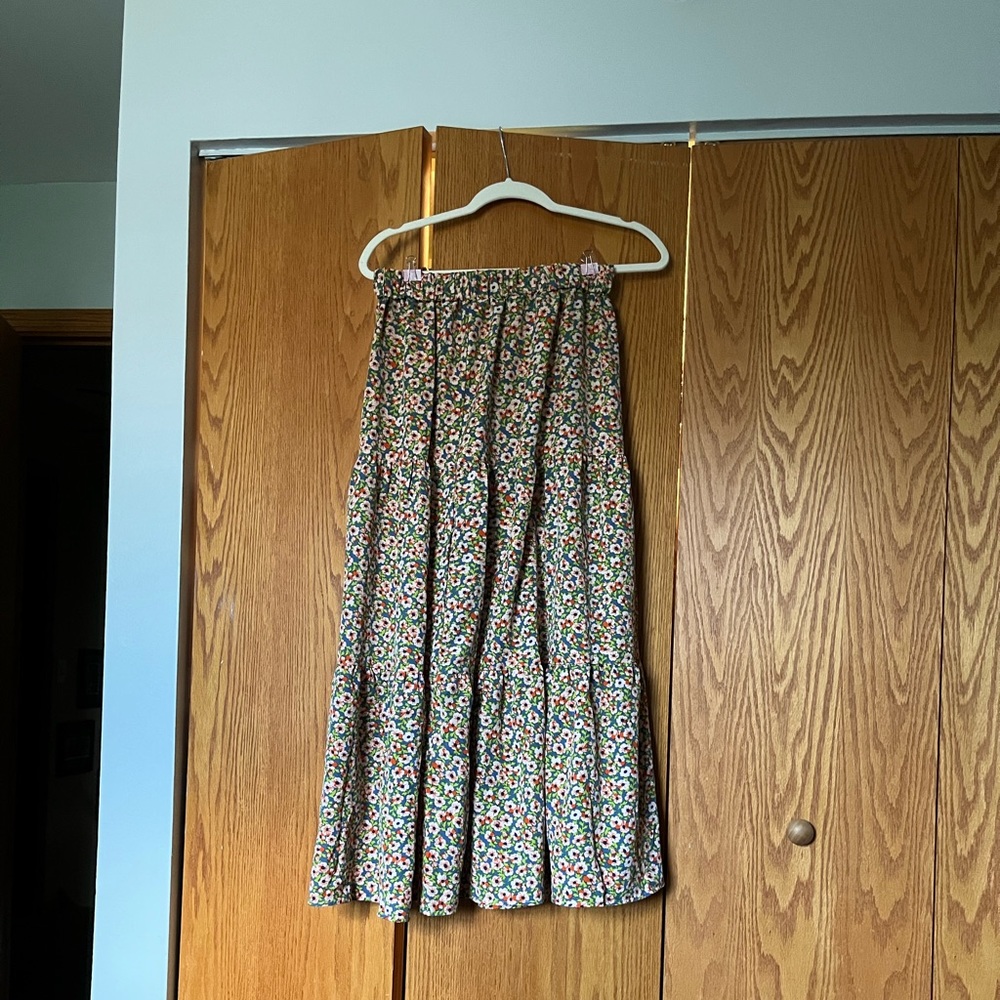 Floral Maxi Skirt Size M
